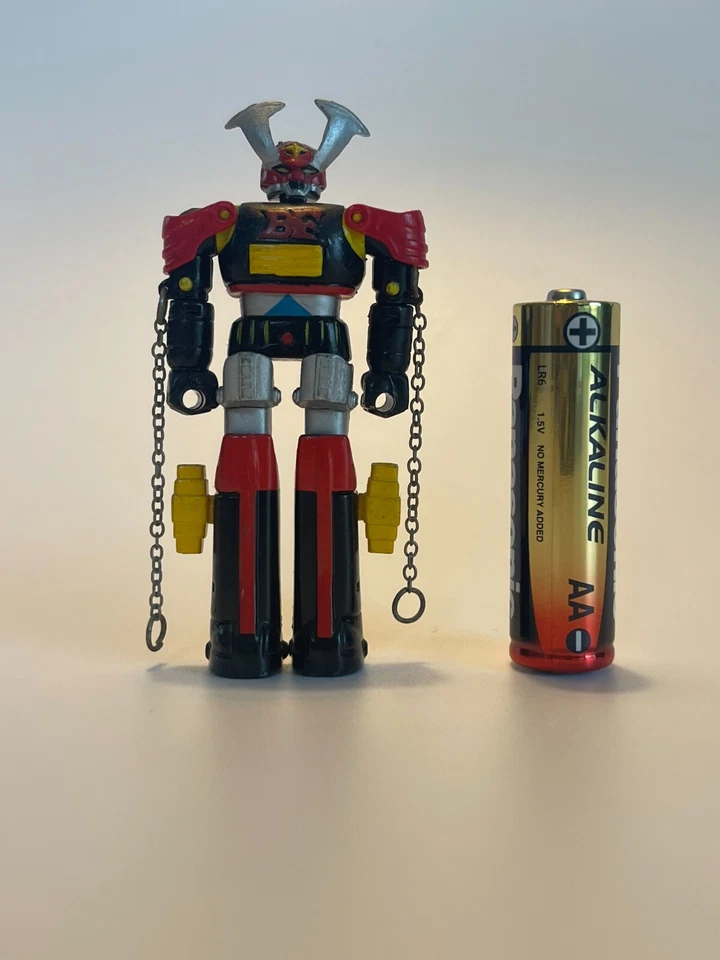 Mini Figura de Metal Robot Battle Fever J 3" Popy Japón Raro y De Colección Foto 3 de 4