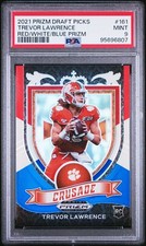 2021 Panini Prizm Draft Picks - Crusade Red White & Blue Prizm #161 Trevor...
