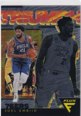2022-23 Panini Flux NBA Basketball No. 5 Joel Embiid Triumph | eBay