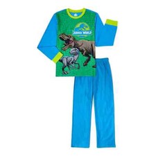 New Jurassic World Boys flannel pajama pj set 2 pc 6/7,8,10/12
