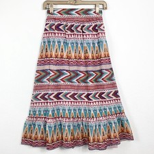 Vintage Skirt MJ Concepts High Waisted Midi Skirt A Line Union Made VTG Size 5