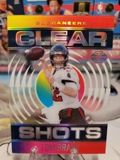 TOM BRADY SAPPHIRE CLEAR SHOTS SP - 2021 Panini NFL Illusions Football Card