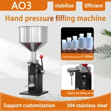 High Precision 5-50g Small Lipstick & Fluid Food Filling Machine US STOCK