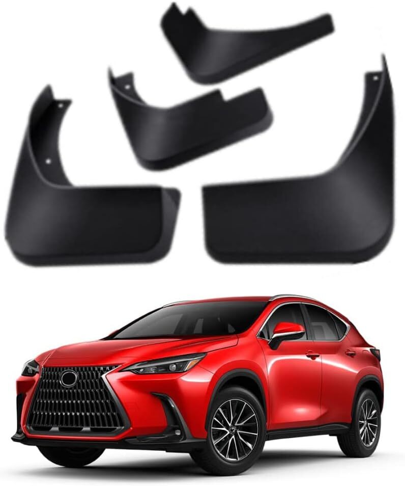 Mud Flaps Kit for 2024 Lexus NX 2022 2023 250 350 450 HYBRID F SPORT Mud...-image