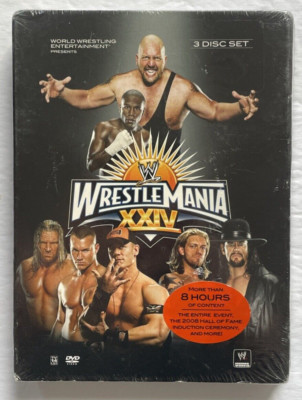 WrestleMania 25th Anniversary 3 Disc DVD Set WWE, Steve Austin Cena NEW & SEALED