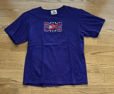 VTG Top Stitch by Morning Sun Purple T shirt Red Hat Society LARGE Pristine