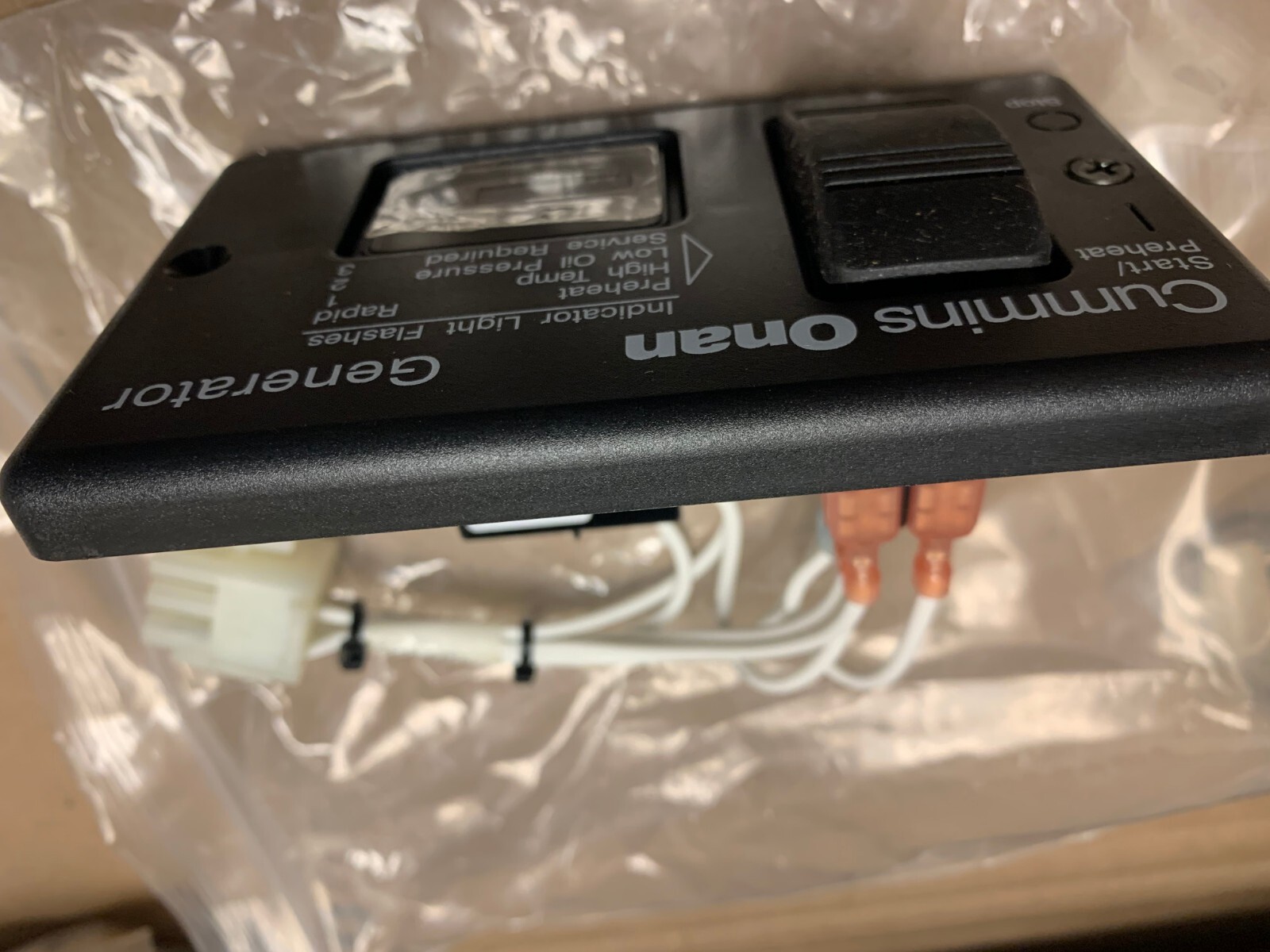 ONE GENUINE CUMMINS ONAN KIT REMOTE PANEL GENERATOR START / PREHEAT 300