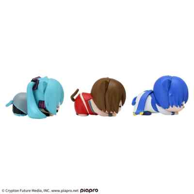 Hatsune Miku Ohiruneko Mini Figure MEIKO KAITO Set of 3 Sleeping