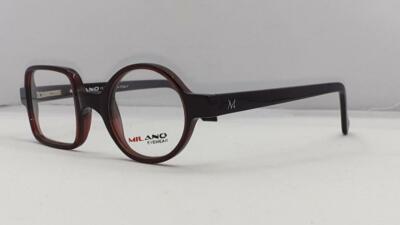 MILANO EINZIGARTIGSTE E8033 Dunkelkirschglanz Lesebrille Rahmen EINMAL ANSEHEN