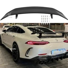 47" Gloss Black Rear Trunk Spoiler Lip Tail Lip Wings For Mercedes-Benz C43 AMG