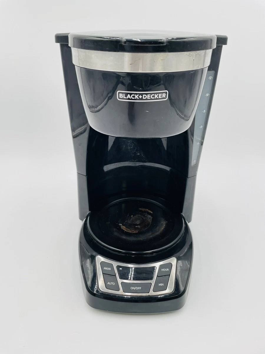 Black+Decker 12-Cup Programmable Coffeemaker, Black, Cm1160b