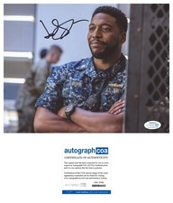 Jocko Sims ‘The Last Ship’ Signed Autograph ‘Lt. Carlton Burk' 8x10 Photo ACOA