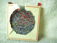 1979 Hallmark Keepsake Ornament Tiffany Classics Acrylic Made In USA