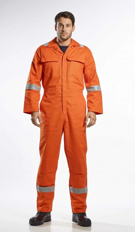 Bizweld Iona Coverall Flame Resistant Welding Boilersuit Portwest Overall - BIZ5 - Image 2 of 4