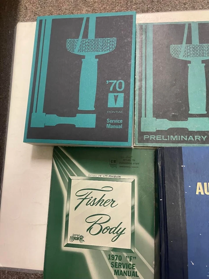 Pontiac Firebird 1970 transmisión AM GTO taller de servicio conjunto manual de reparación OEM + Foto 2 de 4