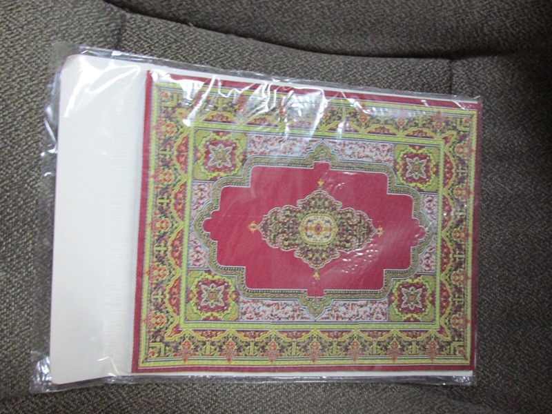 ""ORIENTAL RUG DESIGN MOUSE PAD"" - NEW - DOLL HOUSE DECOR