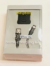 Heyday Home Charging Kit for  iPhone/ iPad BK  6 Ft Lightning -NEW