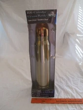 River's Edge Products Rifle Bullet Insulated Stainless Thermos, 1 Liter. In Box.