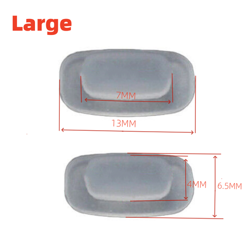 Eyeglass Nose Pads 2-20 Pairs Nose Pieces Replacement Square Rectangle Push - UK - Picture 25 of 26