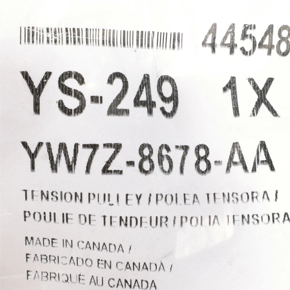 OEM NEW 1999-14 Ford Mercury Left Lower Outer Belt Idler Pulley Assy YW7Z8678AA - Image 4 of 4
