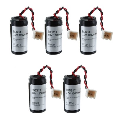 5pc 3V PLC Battery Programmable Logic Co B9631T SLC100 SLC150