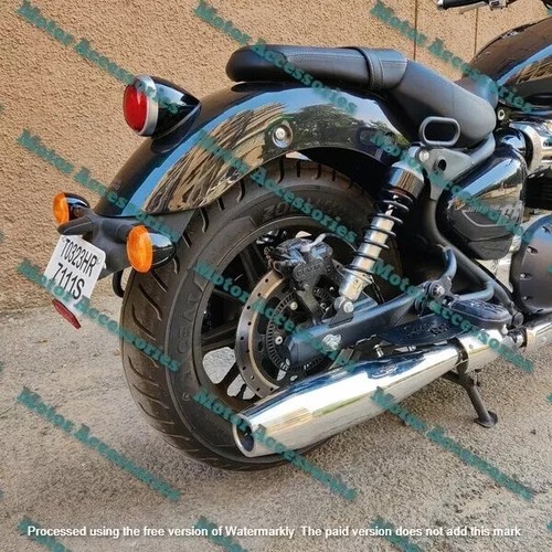 Fit For Royal Enfield Super Meteor 650cc Stainless Steel Silencer Chrome Coating - Picture 3 of 11