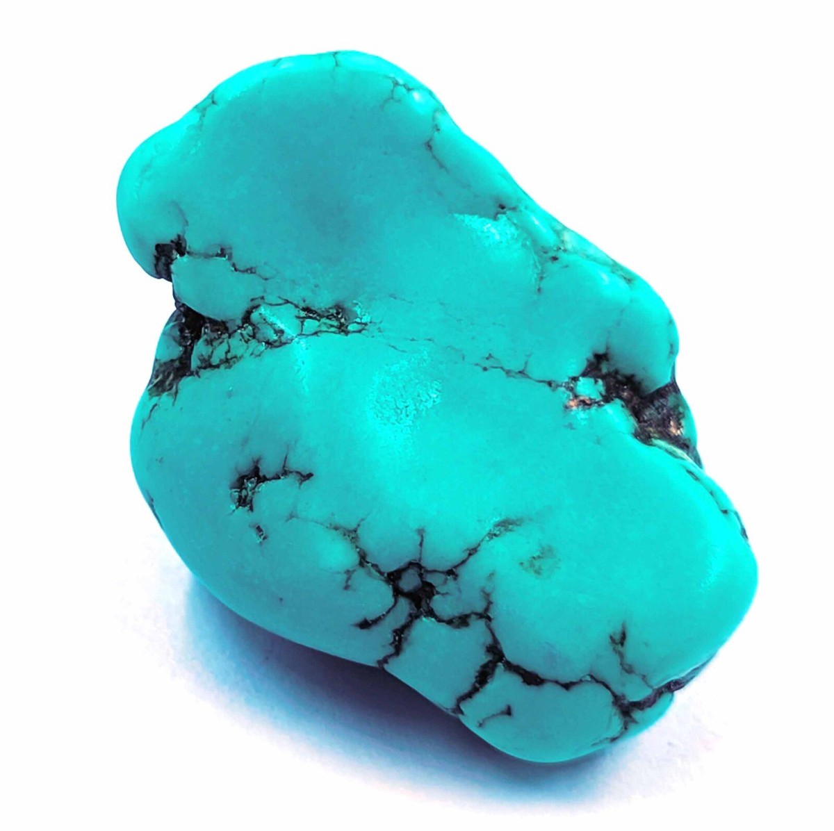 Certified 130 Ct Natural Arizona Morenci Blue Turquoise Rough