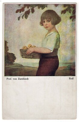 Artist postcard by Prof. Ludwig von Zumbusch/''Rolf''
