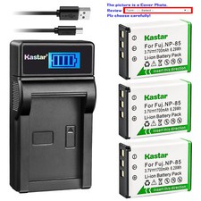 Kastar Battery LCD Charger for Fuji NP-85 BC-85 Fujifilm FinePix SL1000 Camera
