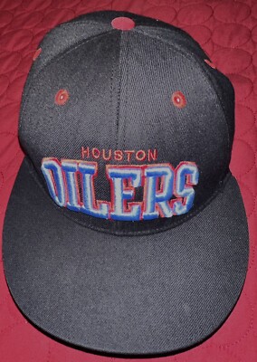 Retro Houston Oilers Fitted Cap 3/4 Mitchell Ness, Nice Cap