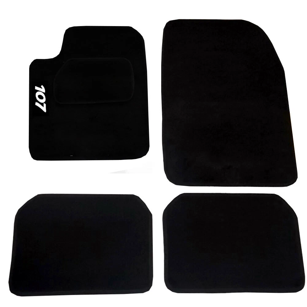 Tappetini In Gomma Per Peugeot 607 (1999-2010) – Set Anteriori – Con Bordi Rialzati E Antiscivolo