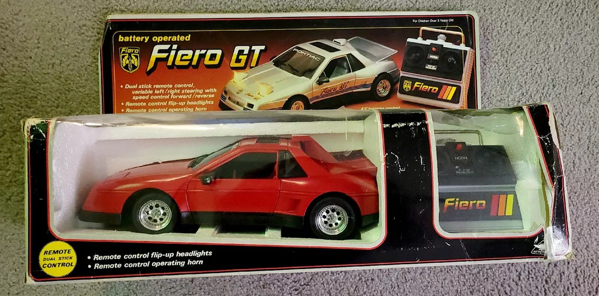 Fiero Gt Remore Control Car Complete With Box Battery Op Vintage Toys