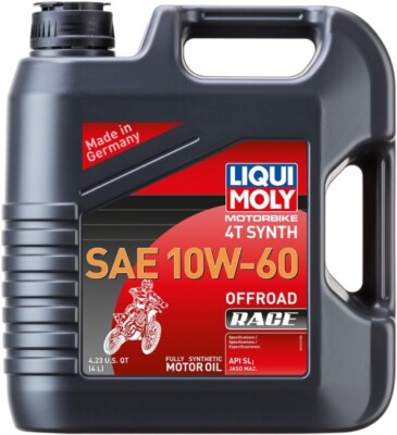 LIQUI MOLY 4T 4-stroke Synthetic Offroad Race Motor Oil 4L 10W50 Dirtbike 20080