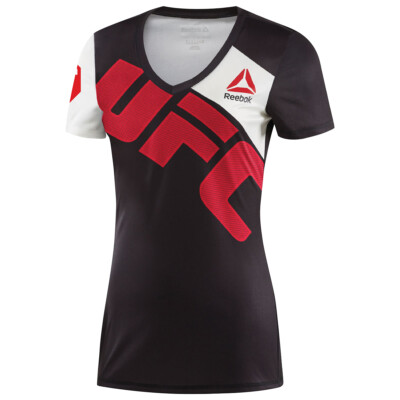 Reebok Women's Combat UFC Brock Lesnar Slim Fit Training Jersey