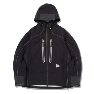 And Wander Womens Pertex Shield Rain Jacket Black