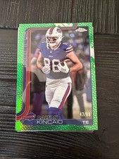 2025 Topps Chrome Dalton Kincaid - Green Refractor /99 Bills
