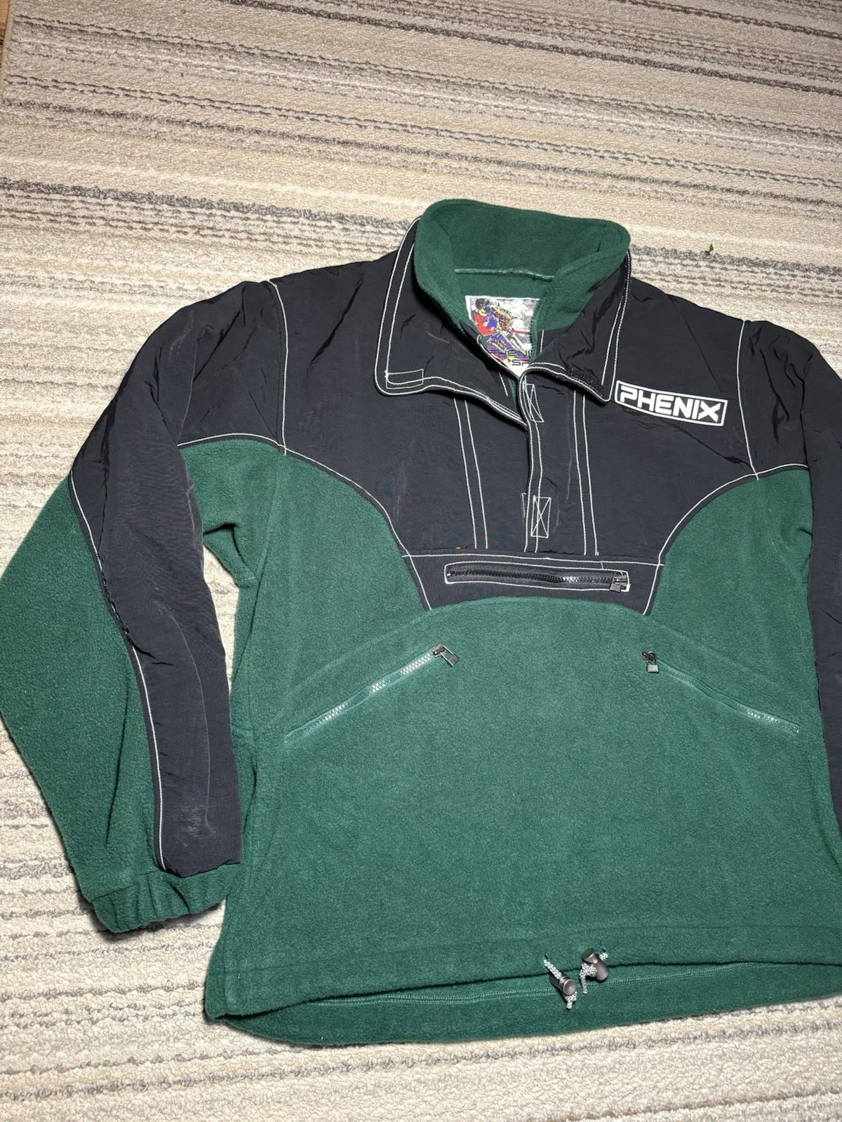 Vtg Phenix Fleece Jacket Mens XL Green Pullover Ski Snowboard Canada Outdoors - product detail image 3