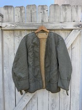 Vintage 50s US Army M-51 Liner Jacket L XL Military 1953 1950s Flight Cold Vtg