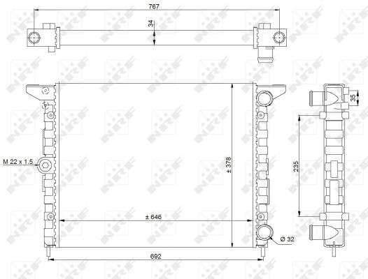 Nrf Kühler, Motorkühlung 519523 Für Ford Vw - Bild 5