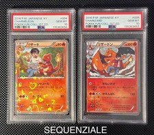 Pokemon Charmeleon Charizard CP3 004 005 Pokekyun 1st ed. Sequential  PSA  10