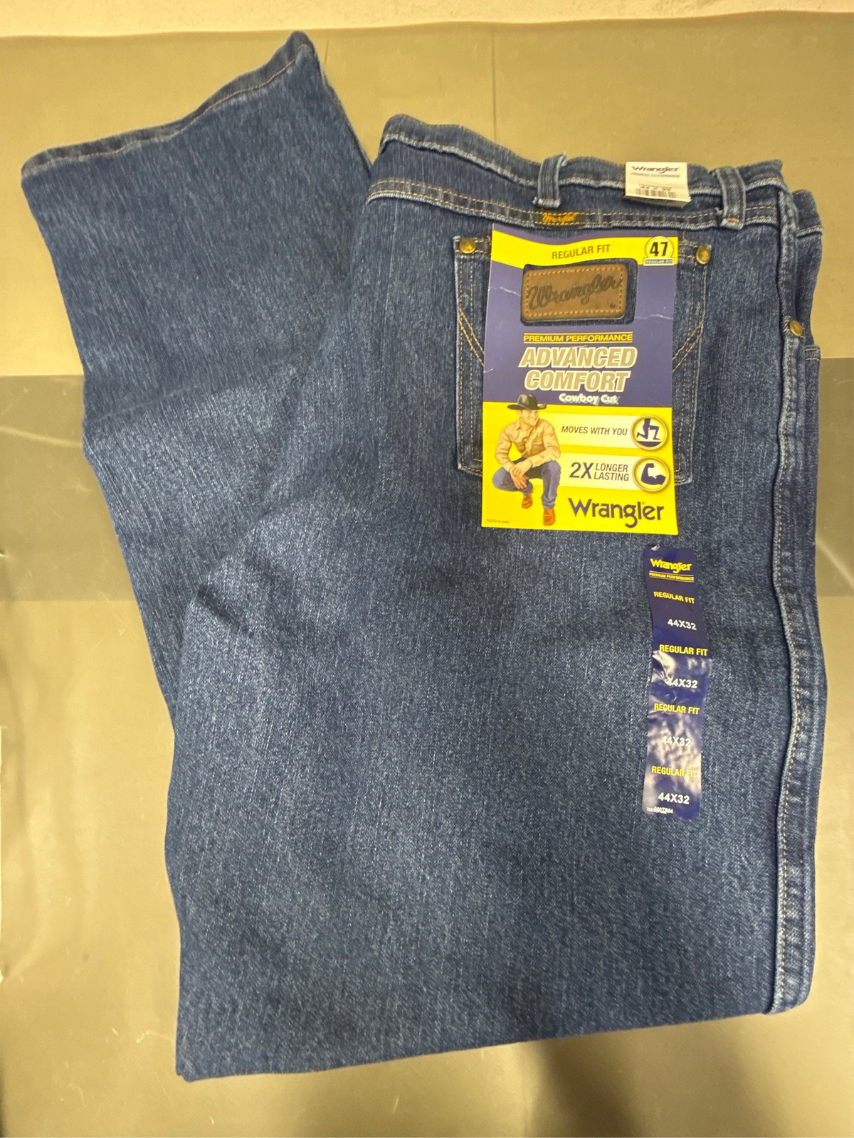 's Premium Performance Advanced Comfort Mid Stone Jeans - 10