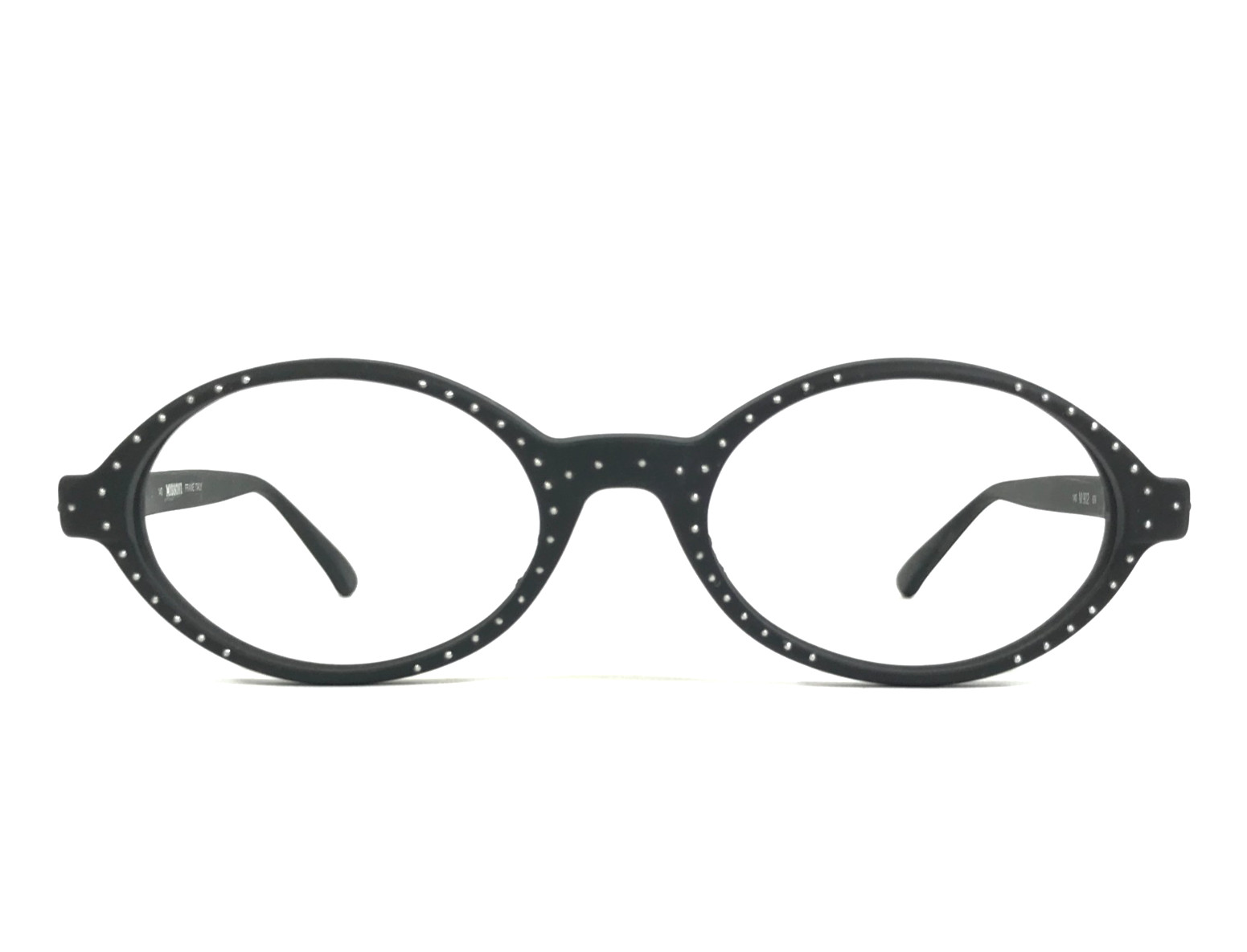 Vintage Missoni Petite Eyeglasses Frames M902 82V Matte Black Studded 48-21-140 15890₽