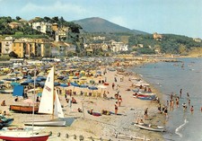 Postcard Celle Ligure beach boats animated (Savona)