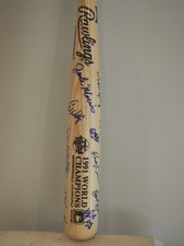 1991 Minnesota Twins Signed World Series Bat, Puckett, Oliva, Morris, JSA/LOA