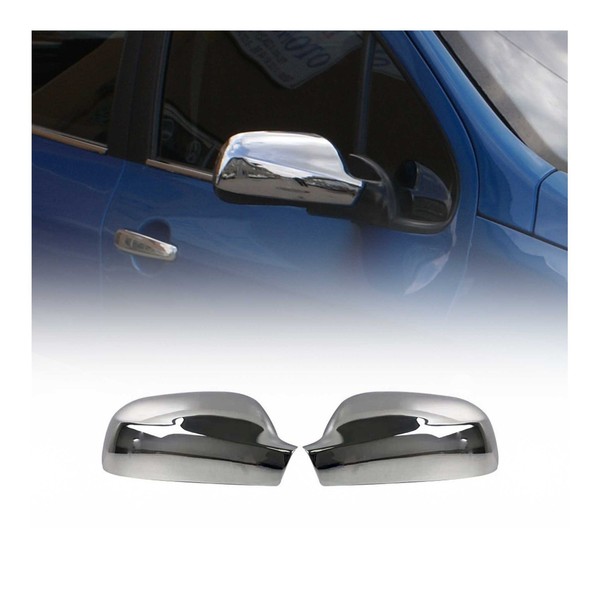 Spiegelkappen Spiegelabdeckung FüR Peugeot 307 2001-2009 Edelstahl Chrom 2Tlg-image