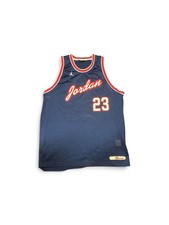 Vintage Air Jordan 23 Basketball Jersey Navy Blue Size XL