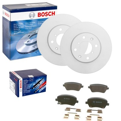 BOSCH BREMSSCHEIBEN 252mm + BELÄGE VORNE passend für OPEL AGILA B