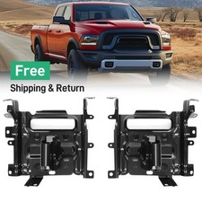 Left Driver & Right Passenger Front Bumper Brackets For Dodge Ram 1500 2013-2023