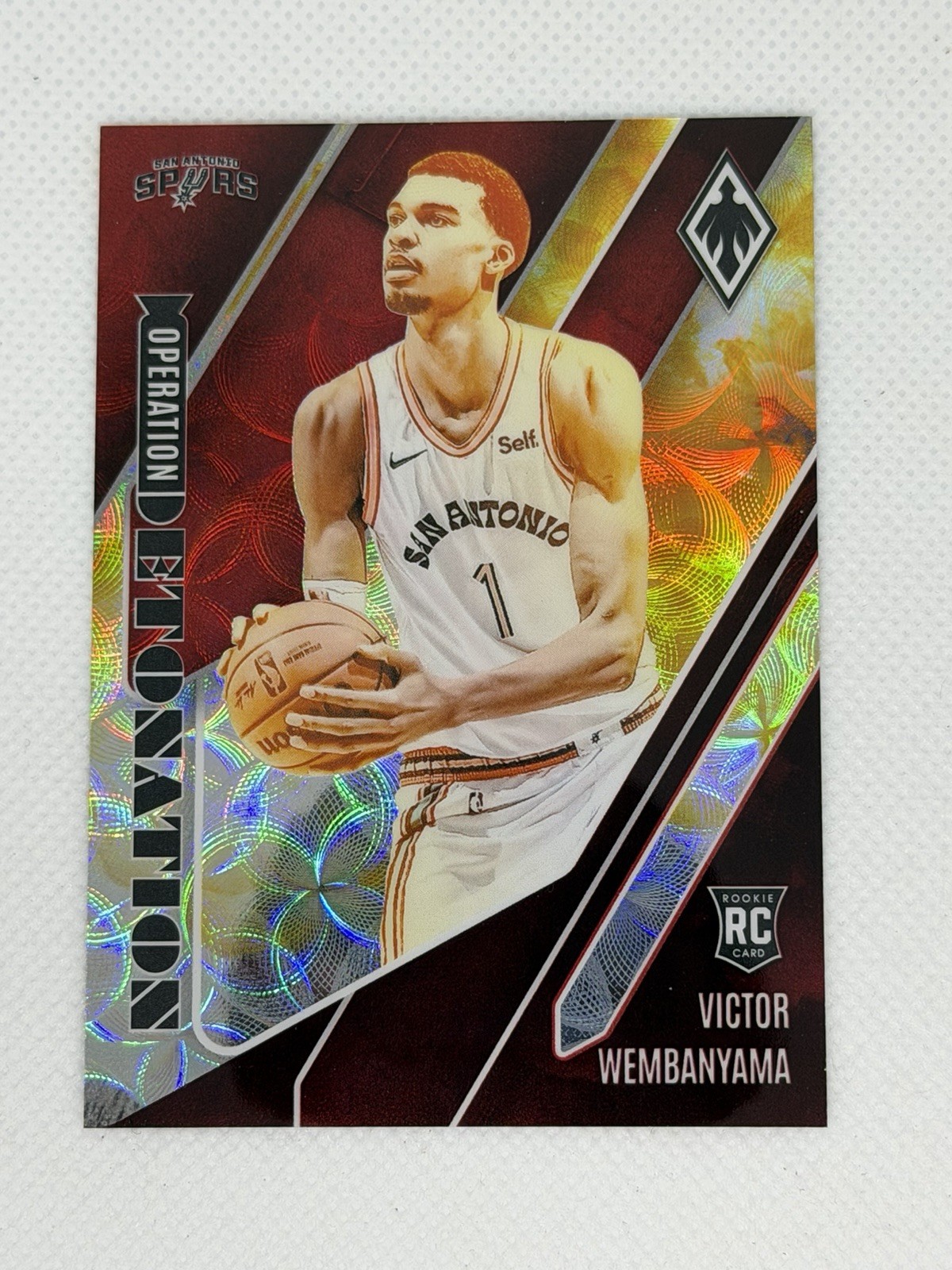 2023-24 Phoenix Operation Detonation Victor Wembanyama International Red /75 RC