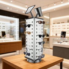 Sunglass Stand Rotating Retail Rotating Optical Frame Display Case Showcase